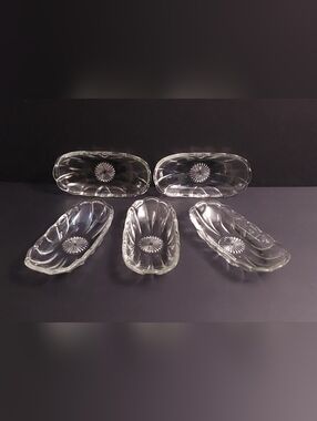 Anchor Hocking 8" Banana Split Glass Dishes (5)